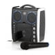 thumbnail image 3 of Micrófono inalámbrico JM sistema de micrófono inalámbrico Bluetooth dinámico con receptor VHF para karaoke canto iglesia discurso bodas conferencia en escenario, 3 of 7