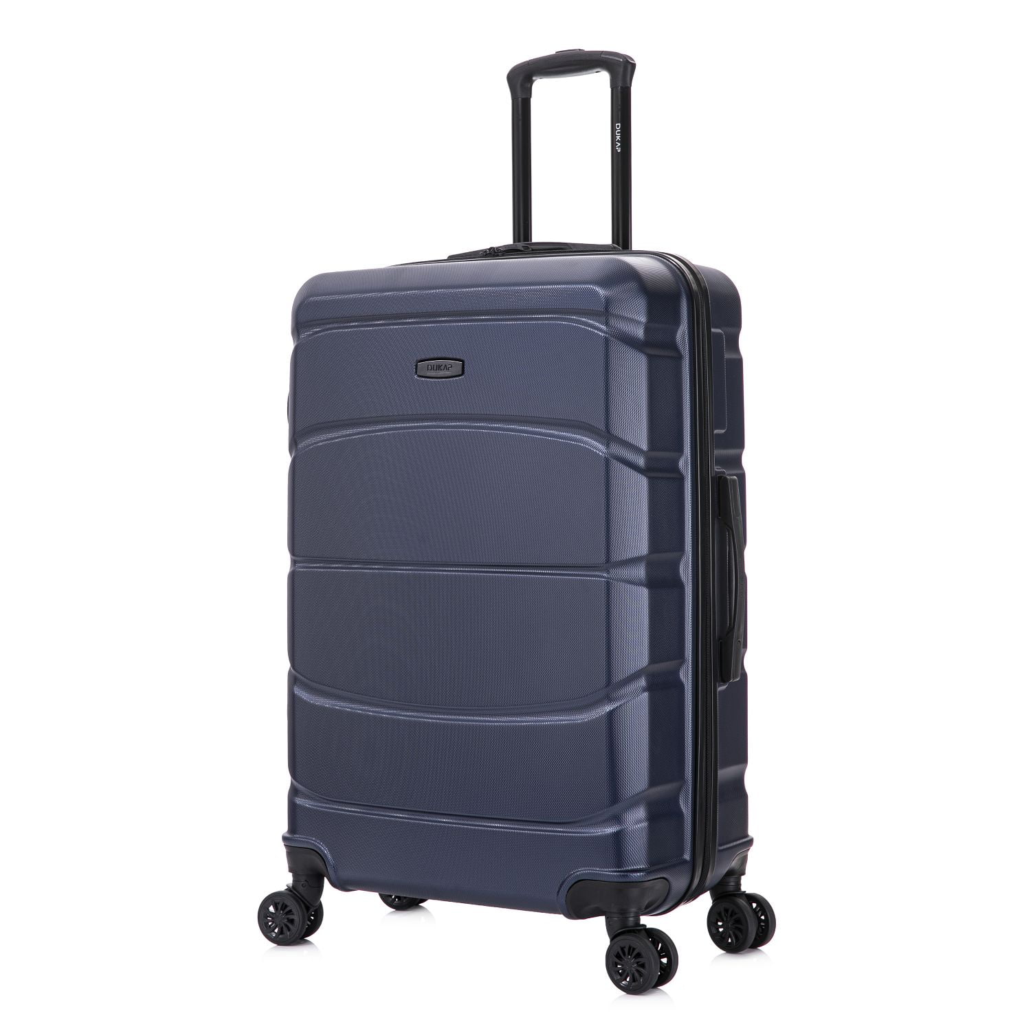 DUKAP SENSE 28" Hardside Lightweight Checked Luggage with Spinner Wheels, Handle and Trolley, Blue