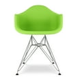 thumbnail image 2 of Modholic Eiffel Armchair With Steel Legs, Green (Set Of 4), 2 of 5