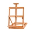 thumbnail image 3 of balikha Tabletop Easel Stand Desktop Easel Portable Space Saving, Wooden Easels Painting Display Easel for Children Painters Drafting Brown, 3 of 9