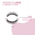 thumbnail image 3 of Pestañas Magnéticas Premium EVERBELLE Estilo Cat-Eye 3 Pack + delineador Love, 3 of 6