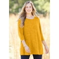 thumbnail image 5 of Catherines Women's Plus Size Petite Impossibly Soft Tunic & Scarf Duet, 5 of 6