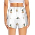 thumbnail image 4 of Goofa Rabbit Blowing Dandelions Printed Women 2 in 1 Running Shorts,Quick Dry Athletic Workout Shorts,High Waisted Athletic Shorts with Liner Pockets-Medium, 4 of 9