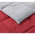 thumbnail image 1 of Laura Hart Ensemble de Couette Réversible 3 Pcs Simple TG Gris et Rouge pour Enfants, 1 of 5
