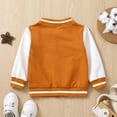 Linfrsh Toddler Boys Kids Varsity Jacket Girls Boys Baseball Jacket