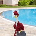 thumbnail image 5 of Porch Goose Outfits, Outdoor White Goose Statue with Costume set Garden Decor, for Holiday Porch ,Gooses Clothes Yard Accent for Home Decors Housewarming Gifts, 5 of 6