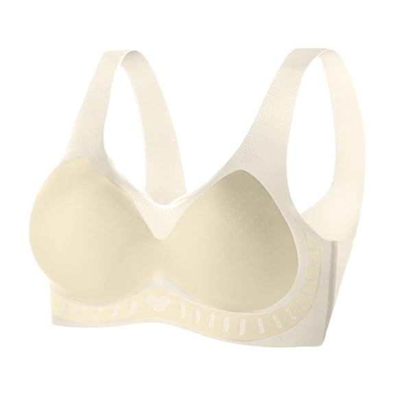Mlkoz Bras for Women Seamless No Underwire Pullover Bras Wireless Lightweight Soft Everyday Bra T-Shirt Bra