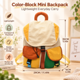 thumbnail image 3 of Lightweight Outdoor Casual Backpack, Comfortable Travel Daypack, Durable Portable Carry Bag for Tiny Tots Family Travel, Casual Outdoor Activities & Daily Use, 3 of 10