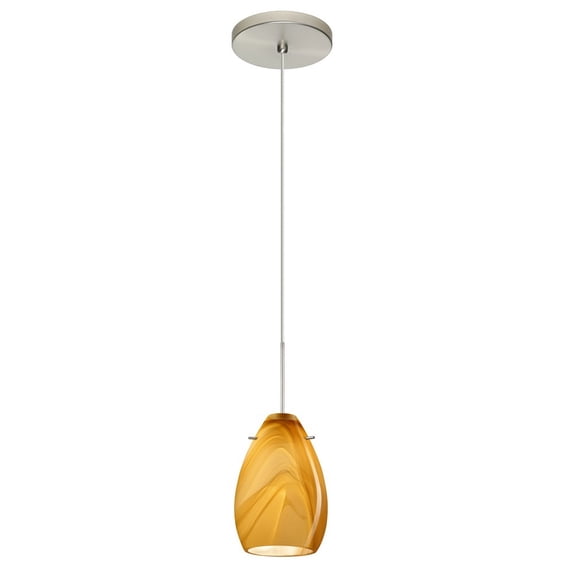 Besa Lighting - Pera 6-One Light Cord Pendant with Flat Canopy-4.5 Inches Wide