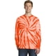 thumbnail image 1 of Camiseta de manga larga Port & Company Essential Tie-Dye PC147LS naranja pequeña, 1 of 1