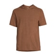 thumbnail image 5 of Athletic Works Men's and Big Men's Active Hoodie with Short Sleeves, up to Size 5XL, 5 of 5