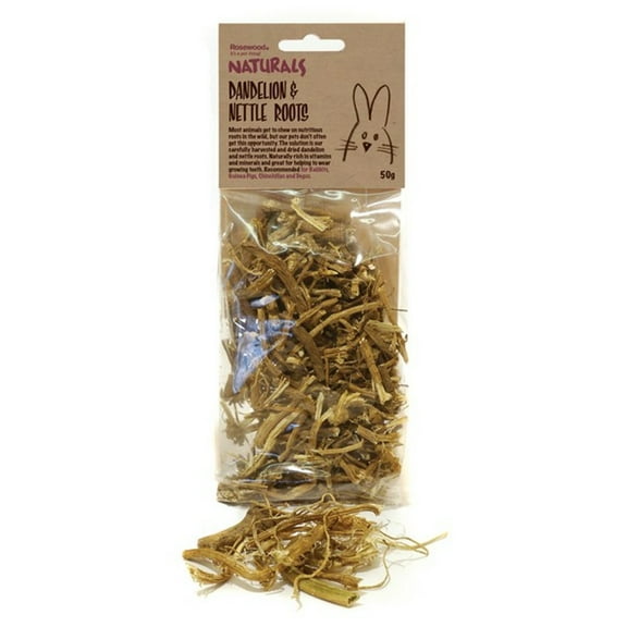 Rosewood Naturals Dandelion & Nettle Roots Small Animal Treats 50G Case of 8