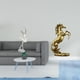 thumbnail image 2 of Grácil escultura de bailarina y majestuoso caballo. Elegante figura artística para decorar el dormitorio, la oficina, o la estantería de u, 2 of 8