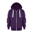 thumbnail image 5 of XXWXYD Kids Pullover Sweatshirt Jacket Solid Color Zippered Casual Outerwear for Boys Girls | Middle Large Children & Teenagers Coats, 5 of 8