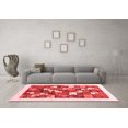 thumbnail image 3 of Ahgly Company Indoor Square Solid Red Modern Area Rugs, 8' Square, 3 of 4