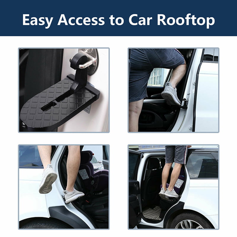 Multi functional Folding Car Latch Hook Door Step Mini Foot Pedal Ladder for Assisting in boarding the roof 1pcs