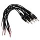 thumbnail image 1 of Cable de 10 conectores macho a conector macho de 2 polos, mono de 1/8 de pulgada y 3,5 mm., 1 of 5
