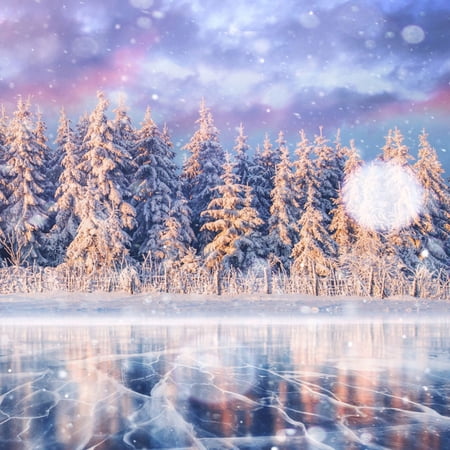 SAYFUT Photography Backdrops Christmas Holiday Party Decoration Xmas Tree and Gifts Oraments Gifts Vinyl Fabric Studio Photo Video Background Screen Props