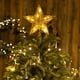 thumbnail image 3 of Estrella de cinco puntas para la copa del árbol de Navidad, estrella de cinco puntas de hierro forjado de línea recta con luz, regalo de Navidad, estrella superior, 3 of 5