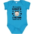 thumbnail image 3 of Inktastic If It Involves Goats & the Farm Count Me in Boys or Girls Baby Bodysuit, 3 of 5