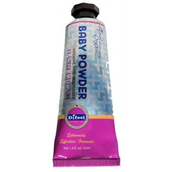 Difeel Intensive Moisturizing Hand Cream - Baby Powder 1.4 oz. (Pack of 6)