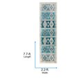 thumbnail image 6 of Livabliss Livabliss Paramount Southwestern Runner Indoor Area Rug, Aqua ,2'2" x 7'7", 6 of 8