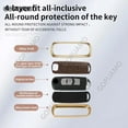 thumbnail image 6 of For Mazda A 3 buttons key case 3 2 6 CX3 CX5 CX30 CX8 CX9 MX5 Remote Control Protector Key Cover Zinc alloy+leather Car Key Case, 6 of 25