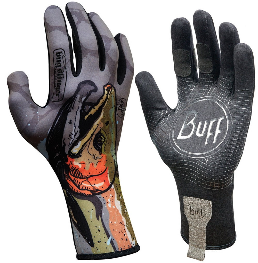 Buff Sport Series Water 2 Gloves Light Sage Medium/Large 9/10 UPF 50+ 