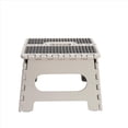 thumbnail image 5 of Simplify 2 Pack 9" Anti-Skid Plastic Folding 1 Step Stool in White, 5 of 11