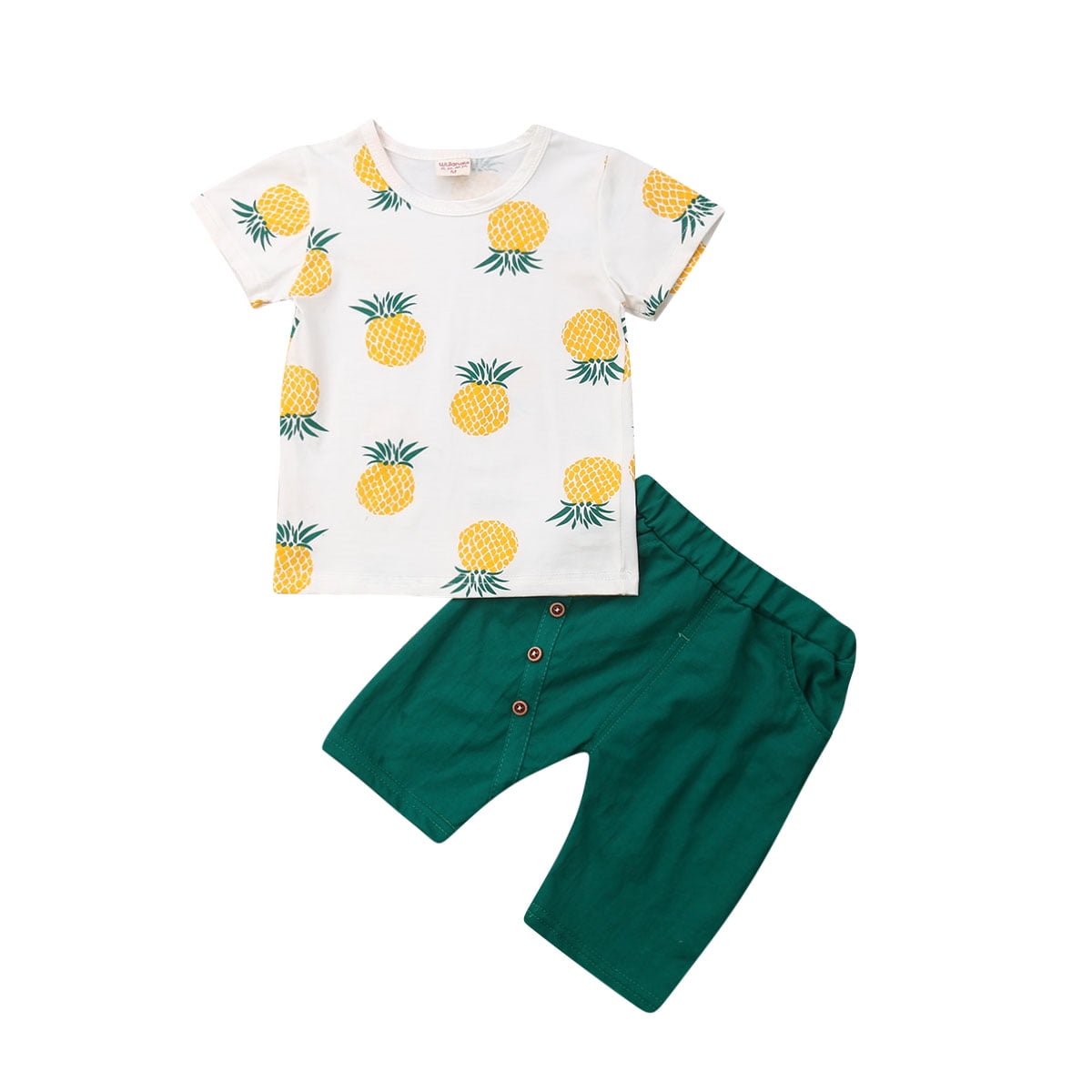 baby boy pineapple outfit