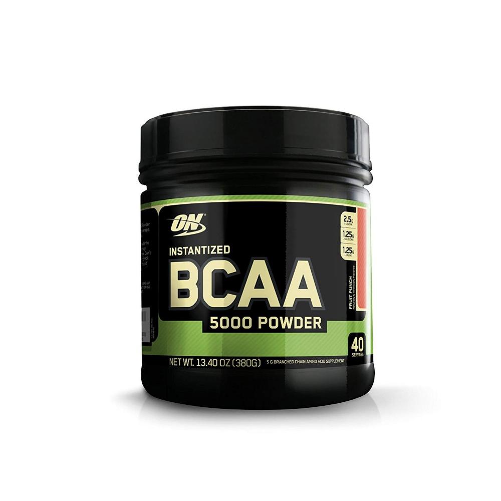 Optimum Nutrition Micronized Instant BCAA Powder, Fruit Punch, 40
