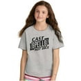 thumbnail image 3 of Cast Spells Not Dice Dragon Gamer Crewneck T Shirts Boy Girl Teen Brisco Brands L, 3 of 6