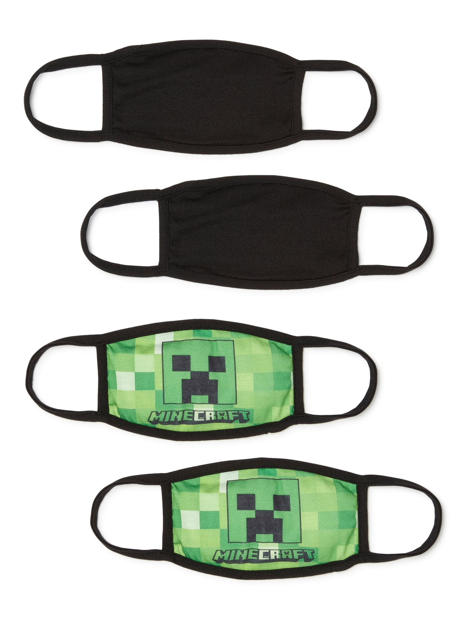 Licensed Products Face Mask, One Size Youth, 4-Pack