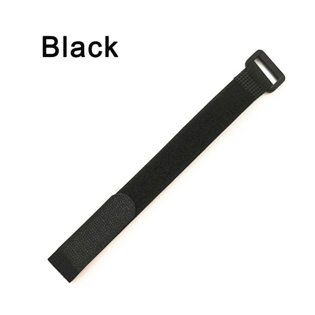10 Pcs Sangle de Câble de Fixation Crochet et Boucle Attaches de Câble en Nylon Réutilisables Sangle de Fixation Réglable avec Boucle Noir 10 Pcs 20x200mm