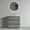 Gray, variant on 30-Inch Walnut Freestanding Bathroom Vanity with Integrated White Sink, 3 Faucet Holes Design, Spacious Storage Cabinet & Pre-Assembled Frame - Modern Bathrooms, No Drain/Faucet Included