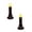 Black, variant on Battery Operated Window Candles, LED Taper Candlesticks with Flickering Flame & Holder, Flameless Christmas Halloween Decor, 2 Pack Cordless Electric Candles for Home