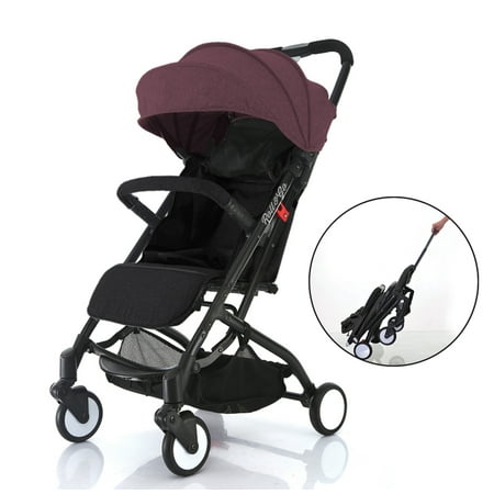 Roll & Go Lightweight , Extra Wide Seat,Full Recline,Quick EZ One Hand Fold in Seconds and