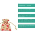 thumbnail image 6 of 3x4 Jute Burlap Canvas Reusable Gift Bags w. Drawstrings (Red , X-Small) -  Presents, Party Favors, , Samples by, 6 of 7