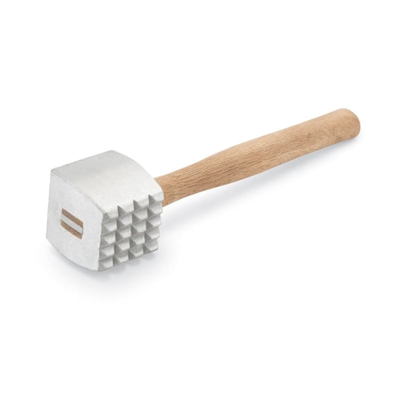 Vollrath 47712 Cast Aluminum Meat Tenderizer with Hardwood Handle