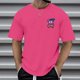 thumbnail image 2 of Playeras Básicas Para Hombre, Moda Informal, Deportiva, Con Costuras A Rayas, Estampado Digital, Cuello Redondo, Camiseta De Manga Larga, 2 of 7