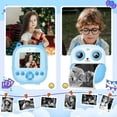 thumbnail image 3 of Syenll Kids Camera Toys, Instant Print Camera for Toddlers, 2.4 inch Digital Camera with Print Papers for Girls Boys Age 3-12, Blue, 3 of 9