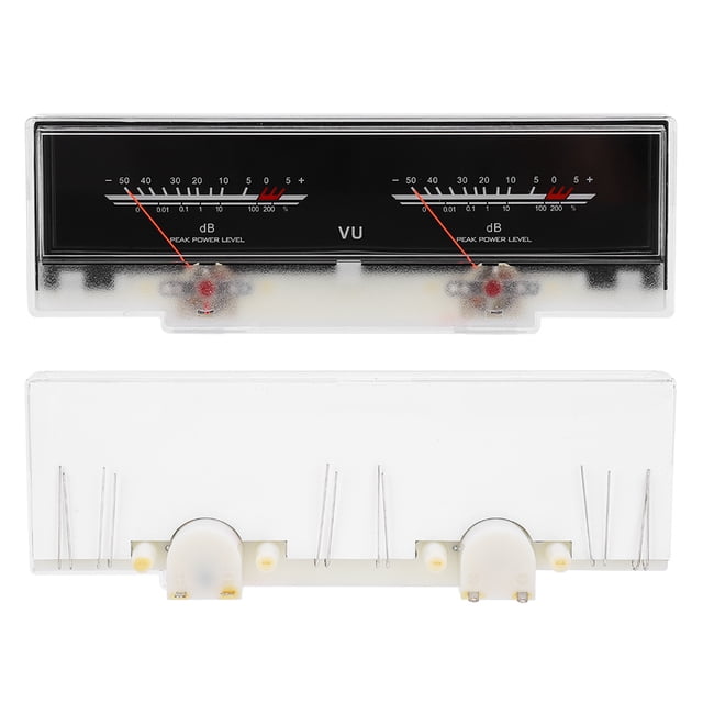 Medidor de VU, medidor de VU P78WTCOG Encabezado de medidor DB dual Encabezado de medidor de VU elaborado con cuidado