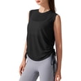 thumbnail image 3 of JIAYUE Women's Athletic T-Shirt Breathable Performance Sleeveless Round Neck Pure Color For Workouts Gym Running And Daily Wear Wicking Comfortable Tops For Female, 3 of 6