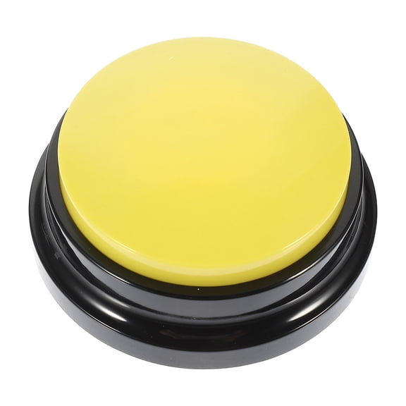 LITINKIMI Dog Sound Toy Talking Button Yellow 1Set 3.3x3.3in