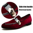 thumbnail image 4 of JITAI Mens Penny Loafers Dress Loafer Shoes for Men Red Size 12, 4 of 5