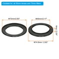 thumbnail image 2 of Uxcell 55mm-72mm Metal Step Up Ring, 2 Pack Camera Lens Filter Adapter Ring for Camera Lenses Hood, Black, 2 of 5
