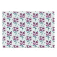 thumbnail image 1 of Flower Cutting Board, Poppies Ornamental Vintage Style Design Leaves Buds Botany Art, Decorative Tempered Glass Cutting and Serving Board, Large Size, Fuchsia and Petrol Blue, by Ambesonne, 1 of 1