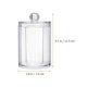 thumbnail image 2 of Cosmetic Cotton Pads Holder Transparent Cotton Pad Storage Holder with Lid, 2 of 3