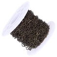 thumbnail image 4 of 1 Roll Heart Link Chain DIY Jewelry Making Chain Sweater Chain Copper Chain, 4 of 7