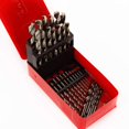 thumbnail image 4 of 38Pcs HSS Twist Drill Bit Set High Speed Steel Drilling Bit Kit Metric Tool 1mm-13mm with Case, 4 of 6